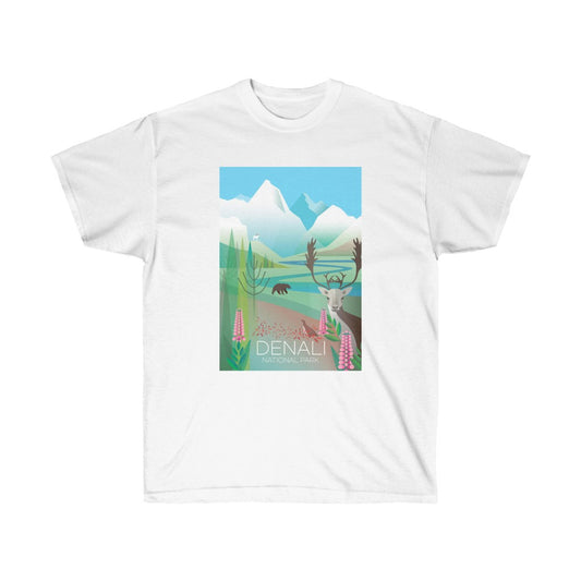 DENALI NATIONAL PARK UNISEX ULTRA COTTON TEE